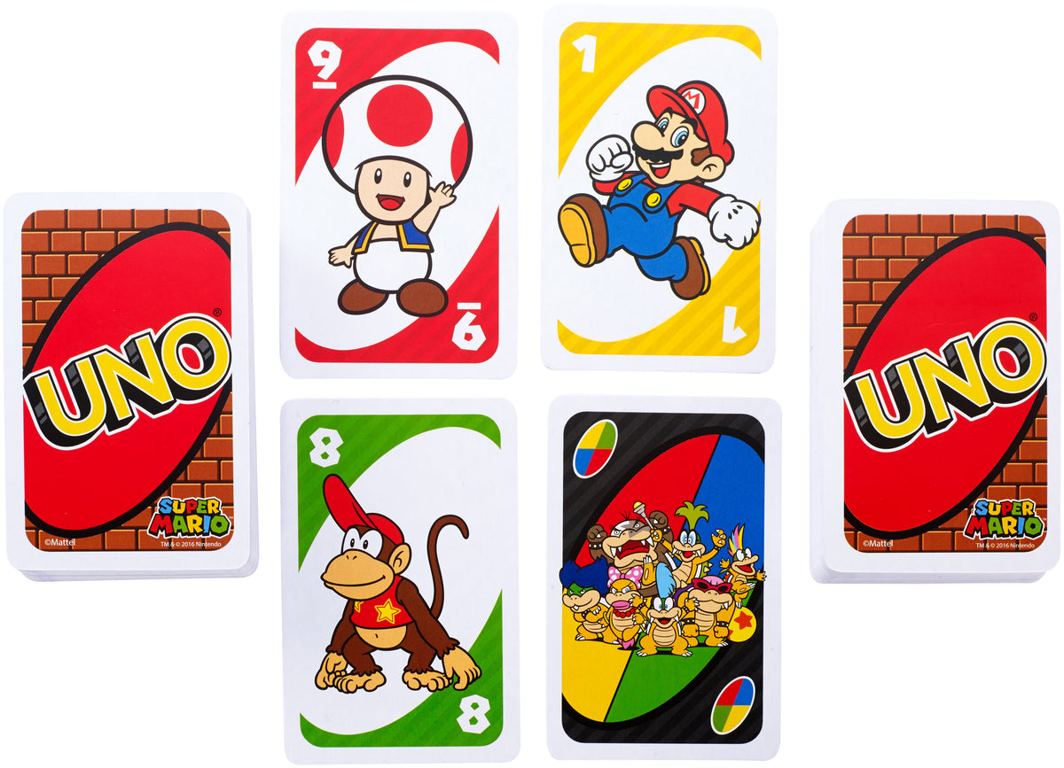 Mattel Games - Uno Super Mario Bros - Jeu de Cartes - Des 7 ans DRD00