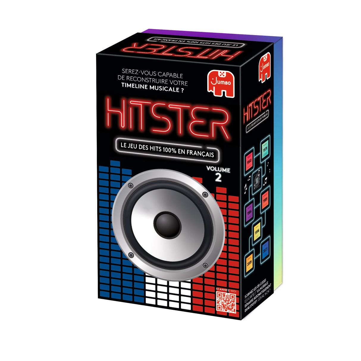 Hitster 100% chanson francaise - jeu de société - dujardin - plongez dans l'univers musical français avec hitster