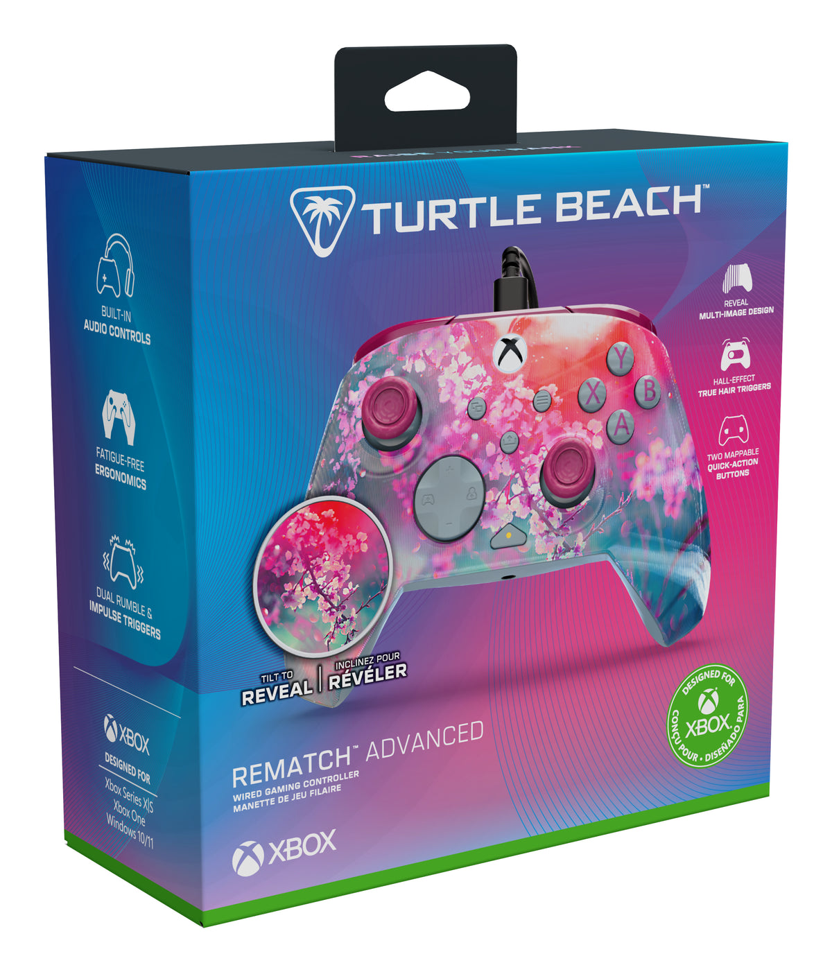 Manette de jeu - Xbox - Rematch Advanced - Filaire - Kyoto Bloom - Compatible PC - Turtle Beach