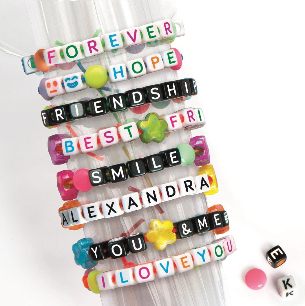 Création bracelets mini rose CLEMENTONI