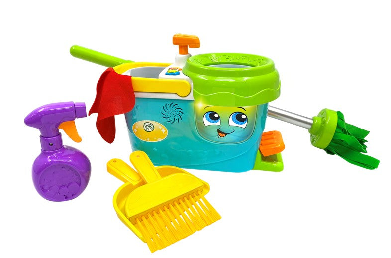 VTECH - 1,2,3 Imite-Moi - P'tit Chariot de Ménage Magi'clean - Jouet d'Imitation Enfant