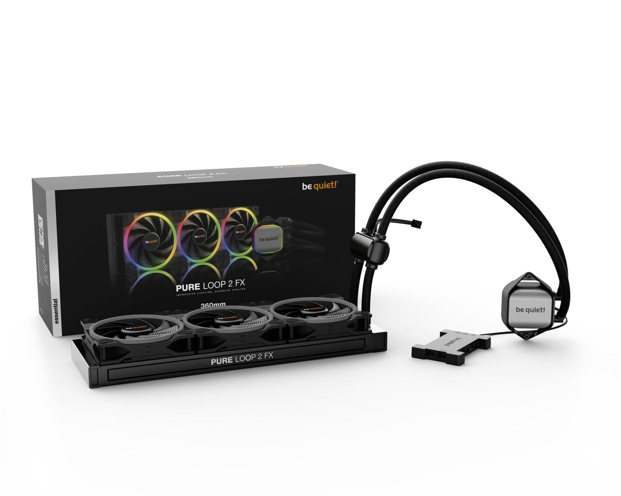 Kit Watercooling AIO be quiet! Pure Loop 2 FX RGB - 360mm (Noir)