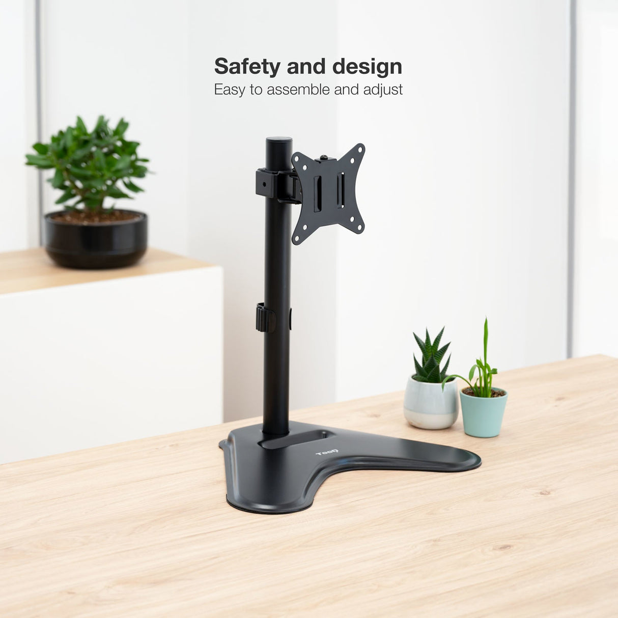 Support écran é poser Tooq DB1701TN 17"-32" (9kg max) (Noir)
