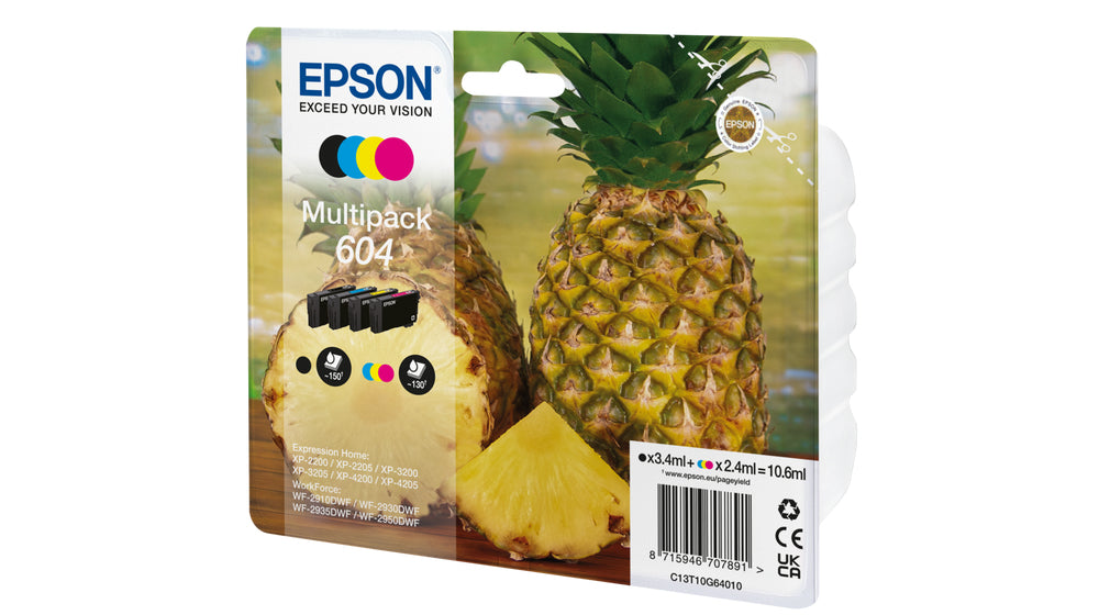 Encre - EPSON - Multipack 4 couleurs - 10,6ml par cartouche - Compatible Expression Home XP-4200
