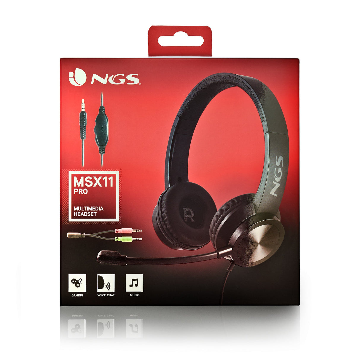 Casque Micro NGS MSX 11 Pro (Noir)