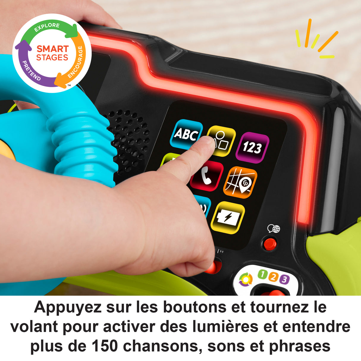 FISHER-PRICE Rires et éveil-Centre d'activités Ma Premiere Voiture - Fisher-Price - HYR92