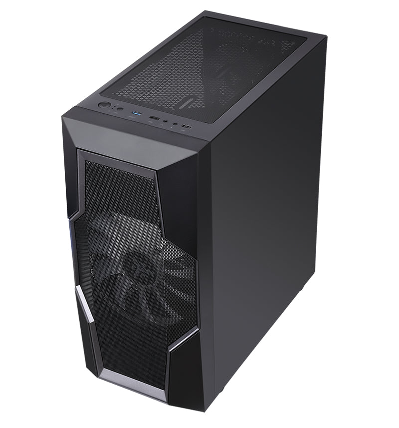 Boitier Moyen Tour ATX iTek Oxygene RGB avec panneau vitré (Noir)