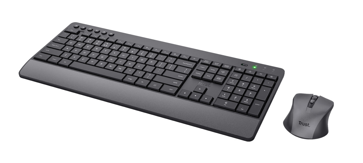 Pack 2en1 (Clavier/Souris) sans fil Trust Trezo (Noir)
