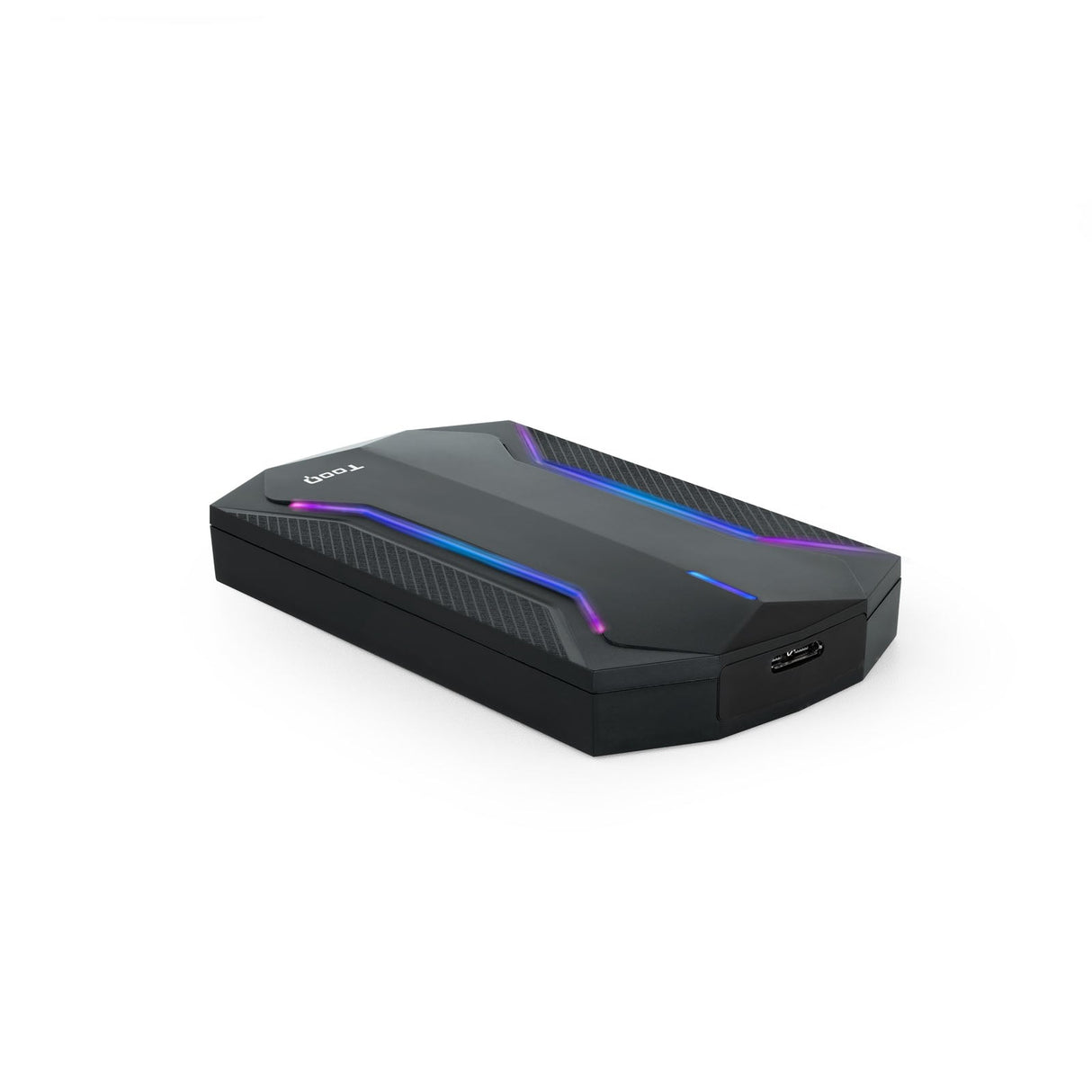 Boitier externe USB 3.1 TooQ TQE-2599 RGB - S-ATA 2,5" (Noir)