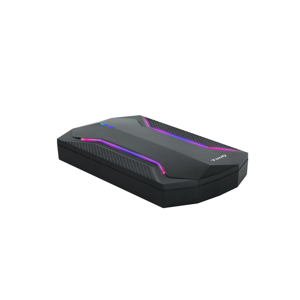 Boitier externe USB 3.1 TooQ TQE-2599 RGB - S-ATA 2,5" (Noir)