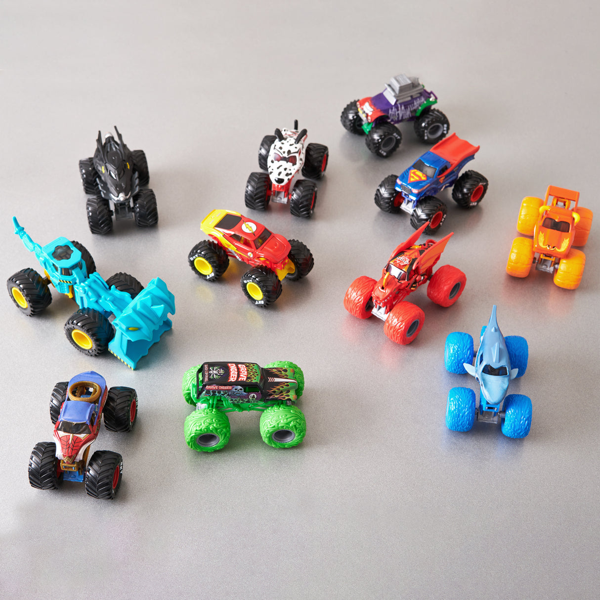 Véhicule die-cast - Spin Master - Monster Jam - 1:64 - Pack de 2 - Mixte - 3 ans et plus
