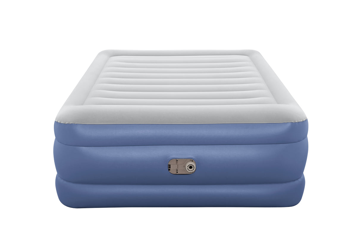 Lit gonflable - Bestway - Tritech - 152 x 203 x 46 cm - 2 places - Pompe intégrée