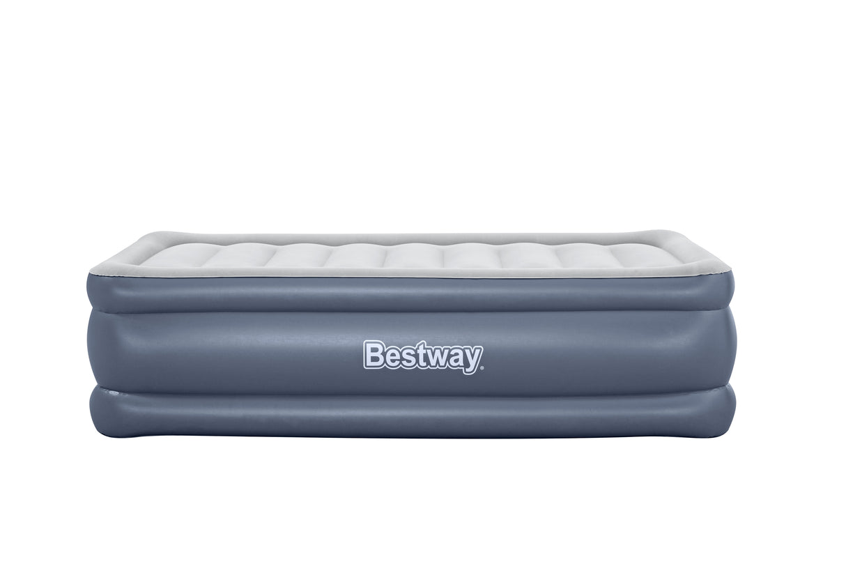 Lit gonflable - BESTWAY - 6713G - Tritech™ - 1 place, 191 x 97 x 51 cm, pompe électrique intégrée, cadre de lit