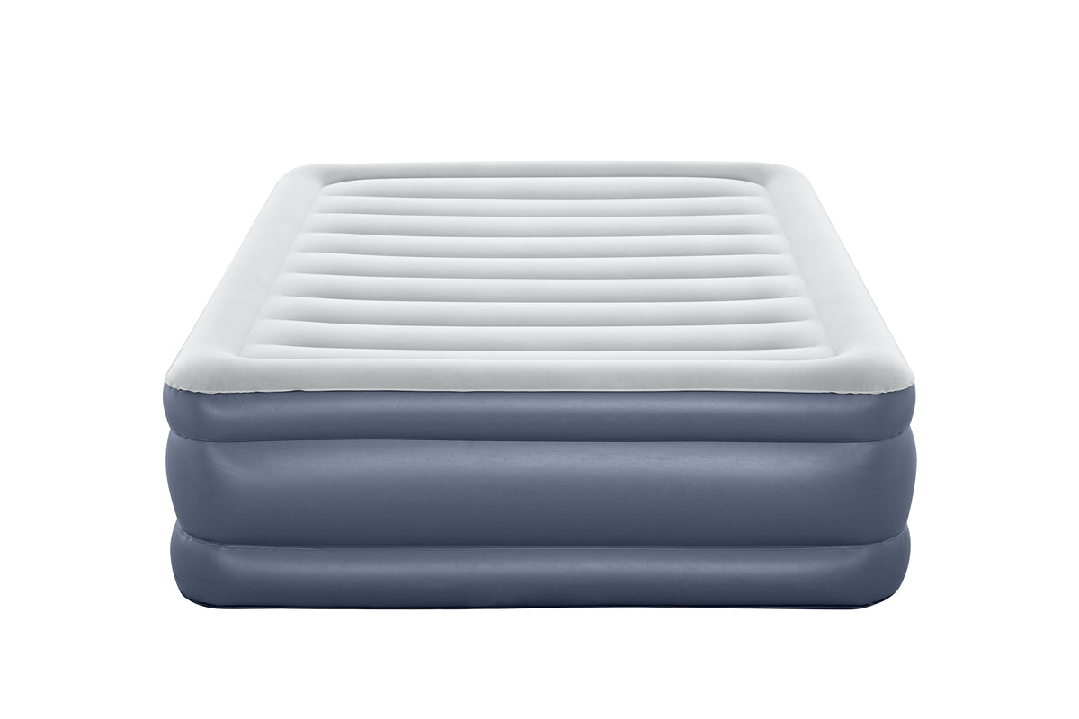 Lit gonflable - BESTWAY - 6713I - Tritech™ - 2 places, 203 x 152 x 51 cm, pompe électrique intégrée, cadre de lit