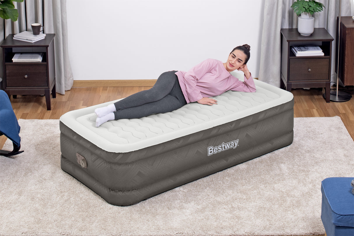 BESTWAY Bestway Lit gonflable 1 place 191 x 97 x 46 cm pompe électrique intégrée
