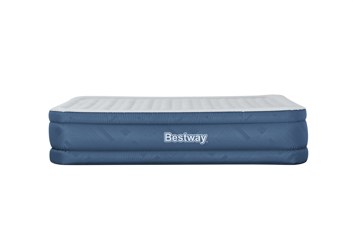 BESTWAY Bestway Lit gonflable 2 places 203x152x46cm avec pompe électrique intégrée