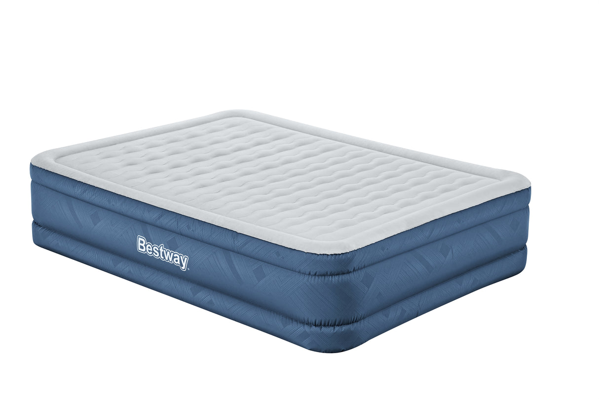 BESTWAY Bestway Lit gonflable 2 places 203x152x46cm avec pompe électrique intégrée
