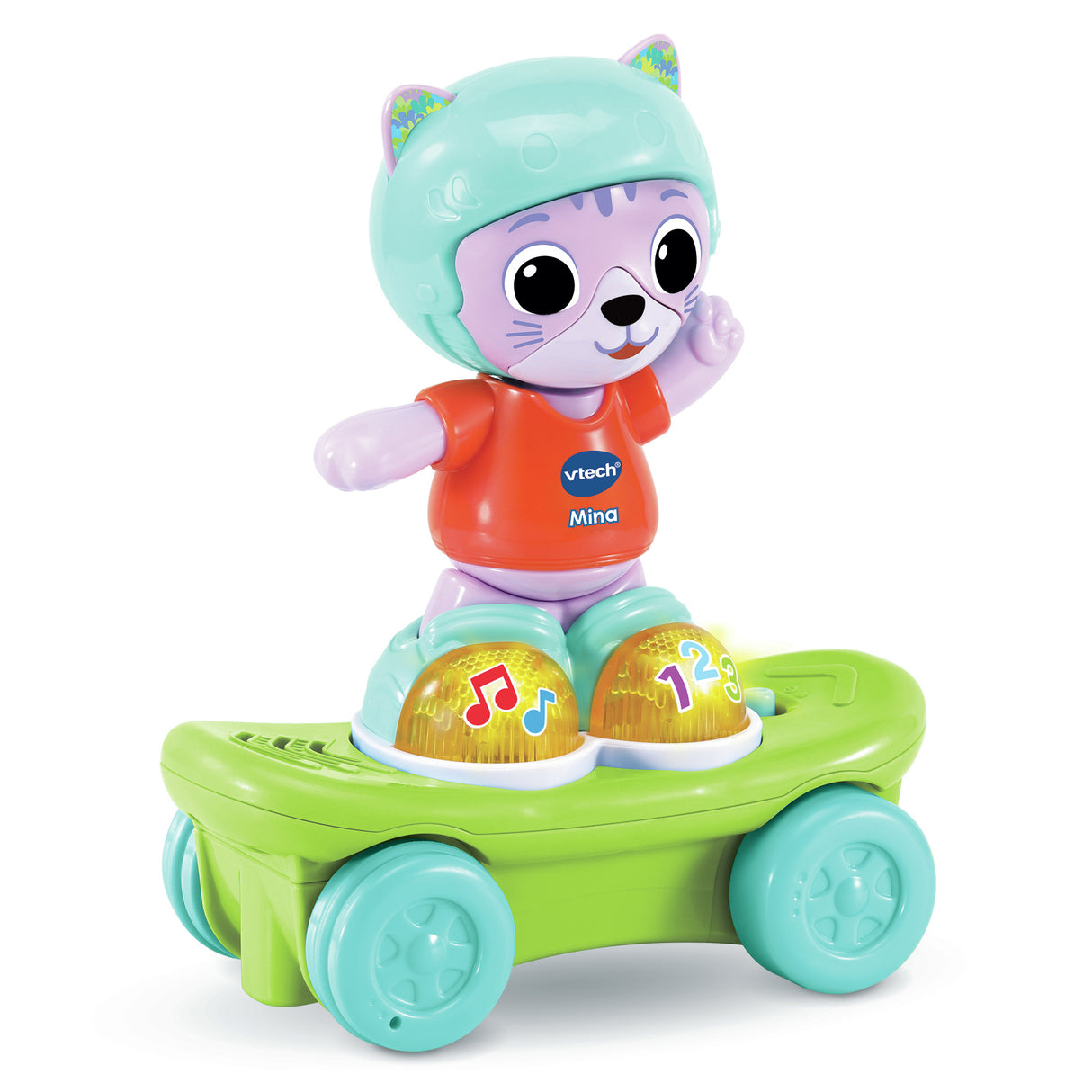 Jouet interactif - VTECH BABY - Mina, mon Chat Rouli'golo - Skateboard - Mixte - 12 mois+