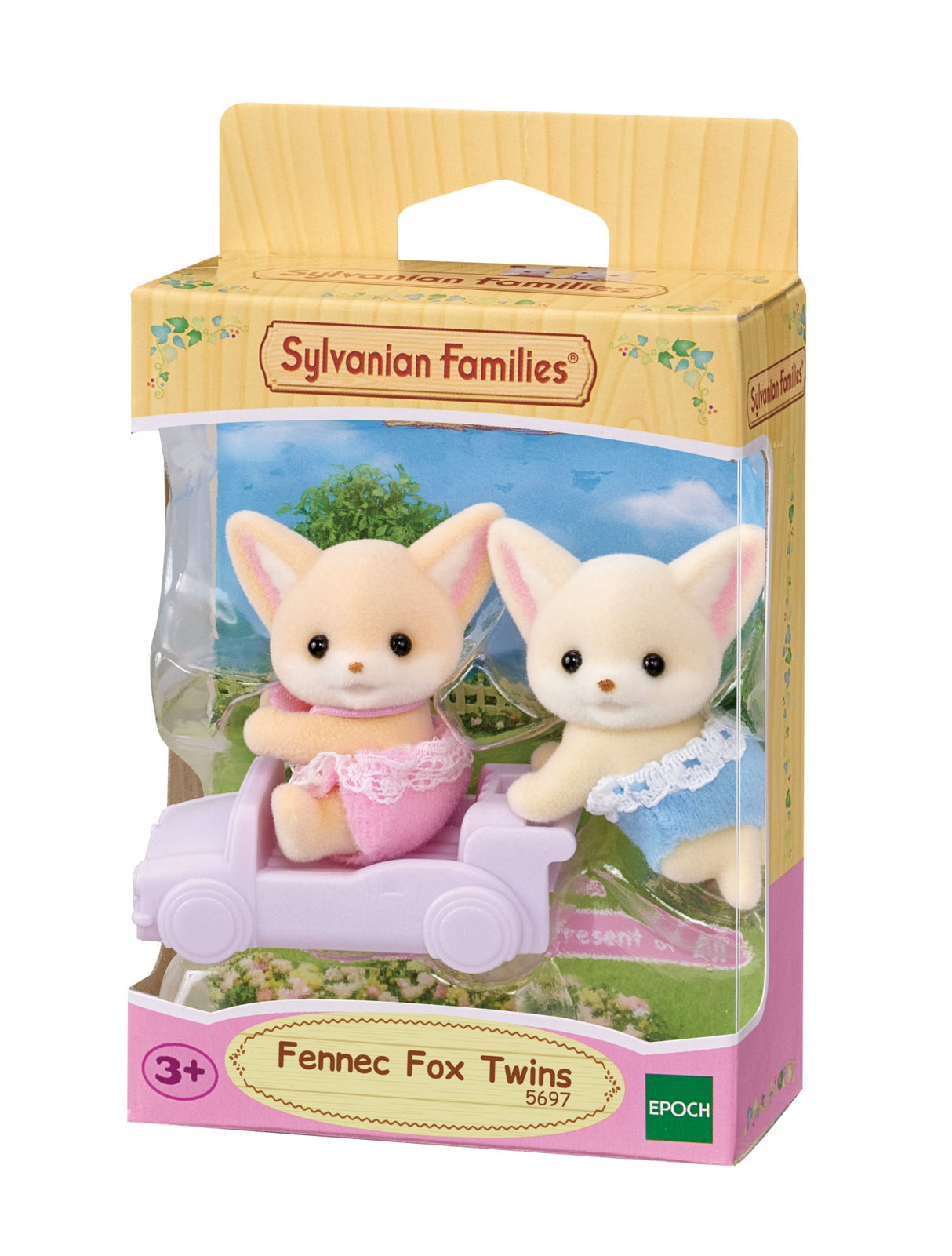 Poupée - SYLVANIAN FAMILIES - Les jumeaux Fennec - Modele 5697 - Multicolore - Articulés
