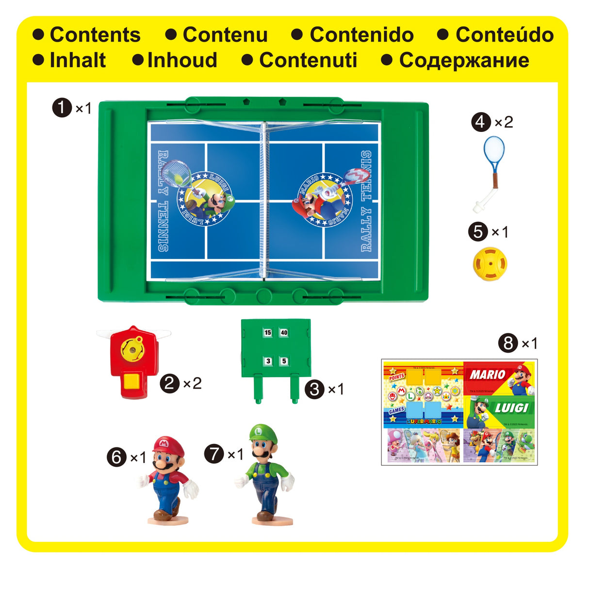 Super Mario Rally Tennis - EPOCH Games - 7434