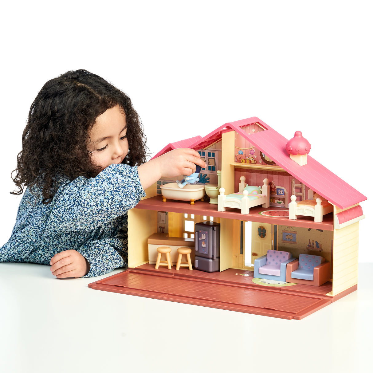 Bluey, La maison de Bluey, Figurin et maison, Univers miniature, Moose Toys