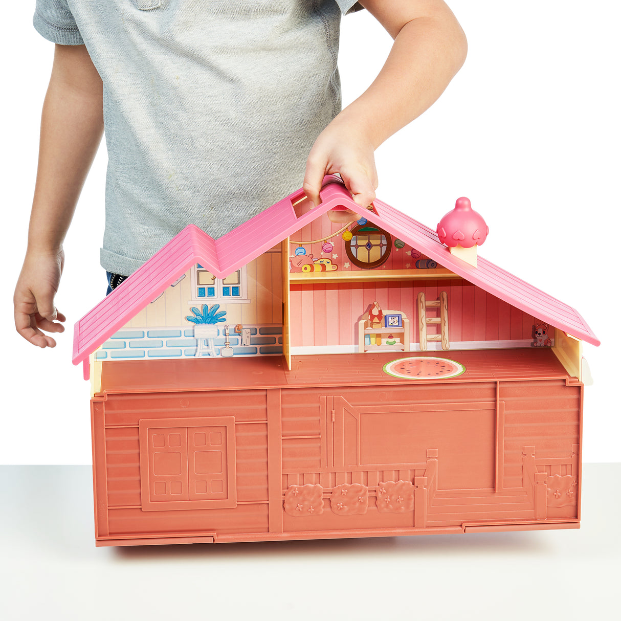 Bluey, La maison de Bluey, Figurin et maison, Univers miniature, Moose Toys