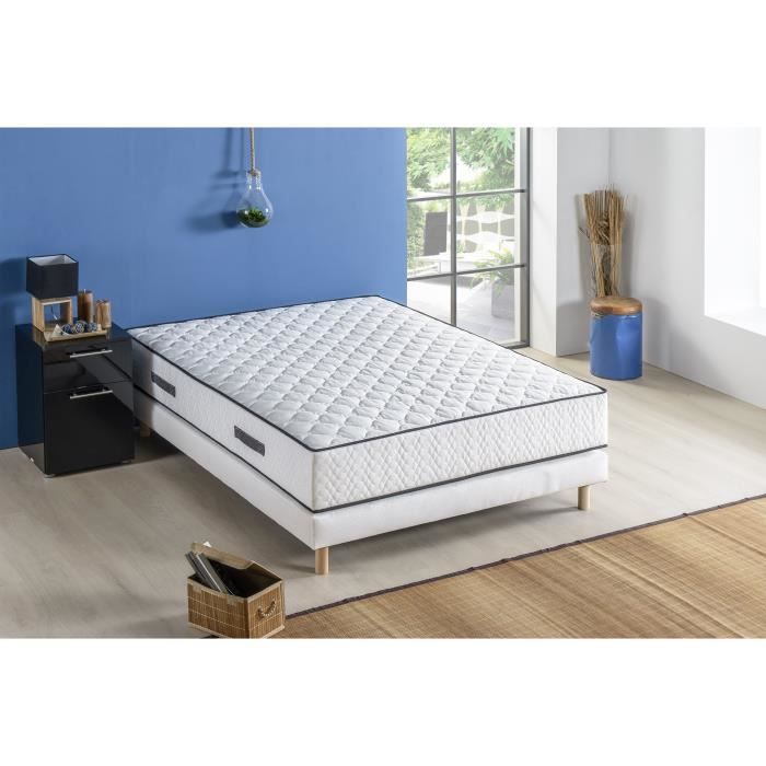 Matelas 160x200 cm - 672 Ressorts ensachÈs - 7 zones de confort - 24cm - …quilibrÈ - DEKO DREAM DÈtente