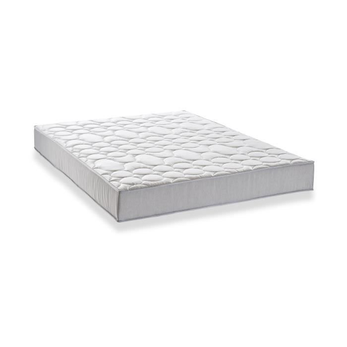 Matelas 140x190 cm - 580 Ressorts ensachés - 5 zones de confort - 19 cm - Ferme - DEKO DREAM Springmax