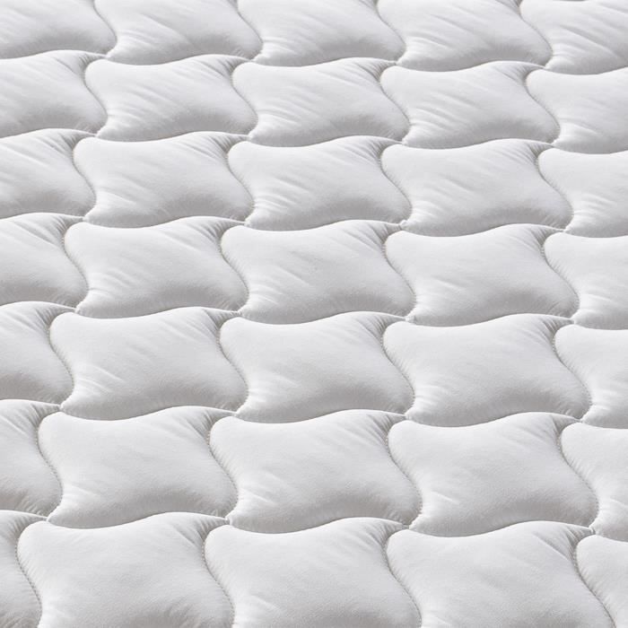 Lot de 2 matelas - 90 x 190 cm - Mousse - 14 cm - 5 zones de confort - DEKO DREAM - Hahtuva