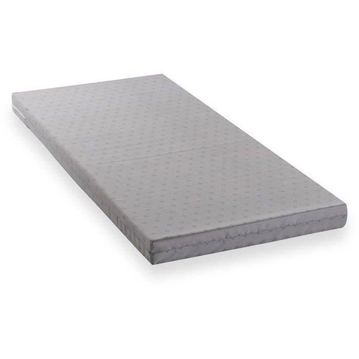 Matelas mousse - 90 x 190cm - Ferme - Livré roulé - DEKO DREAM - UNO