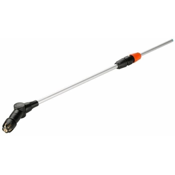 Tube prolongateur télescopique GARDENA pour désherbage - Longueur 40-100cm - Buse orientable