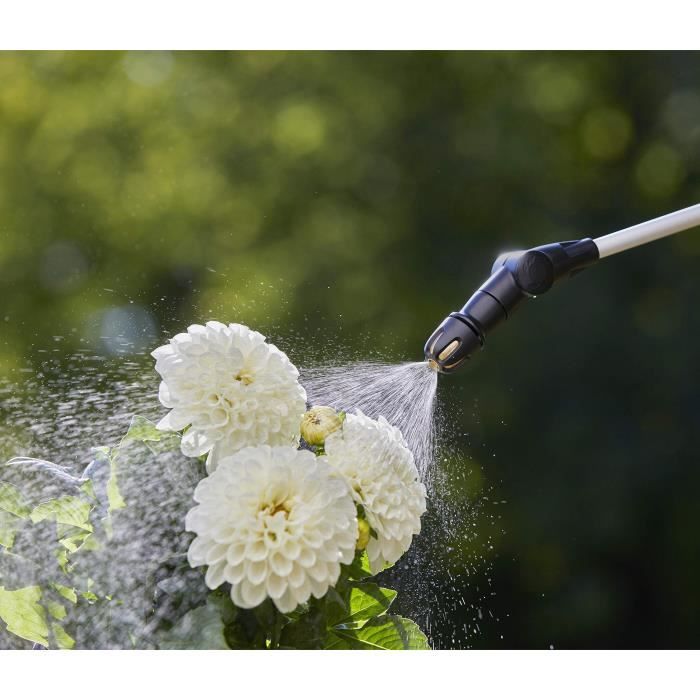 Tube prolongateur télescopique GARDENA pour désherbage - Longueur 40-100cm - Buse orientable