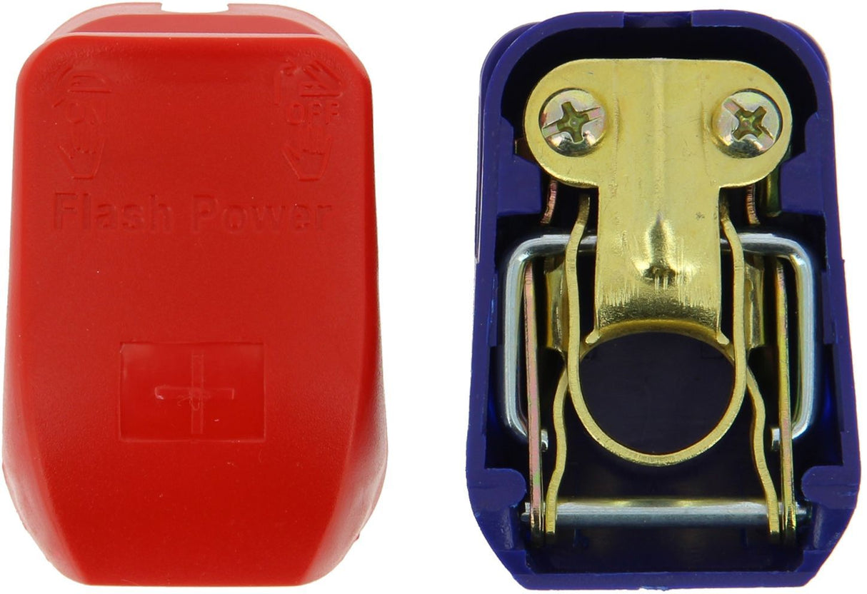 Lot de 2 cosses de batterie - XL TECH - a serrage rapide (+) (-)