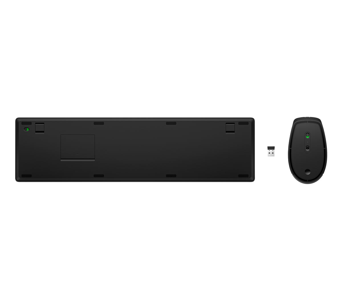 Ensemble Clavier Souris sans fil HP 650 - AZERTY - Noir