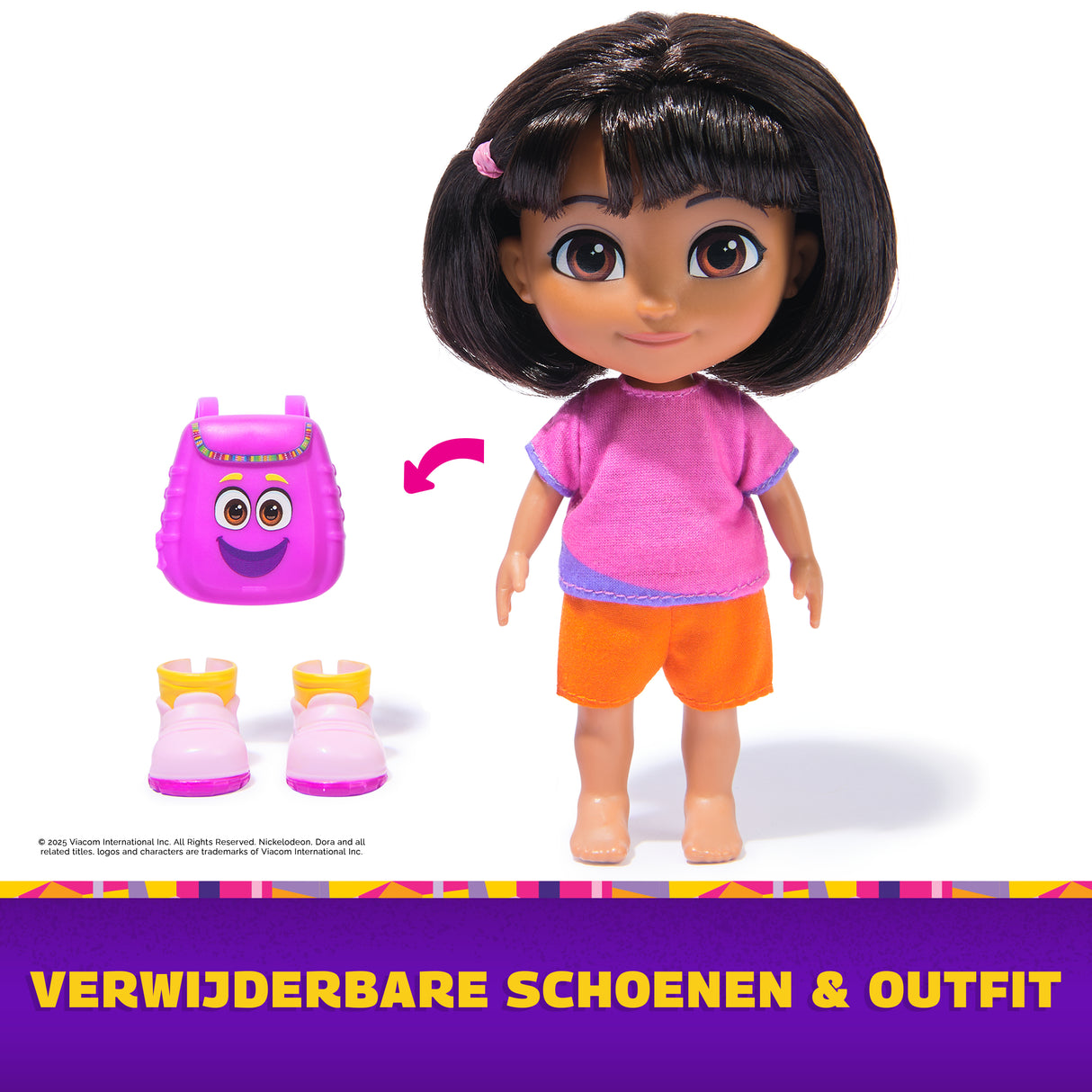 Dora - Poupée 15cm + figurine Babouche - des 3 ans - Dora l'exploratrice