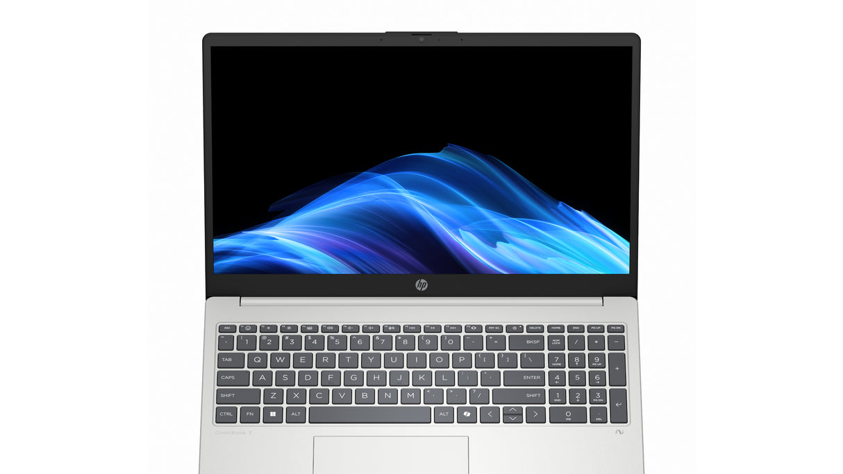PC Portable HP Omnibook 3 15-fn0018nf - Windows 11 - 15,6 FHD IPS - Ryzen AI 5 340 - RAM 24Go - Stockage 512Go SSD - AZERTY