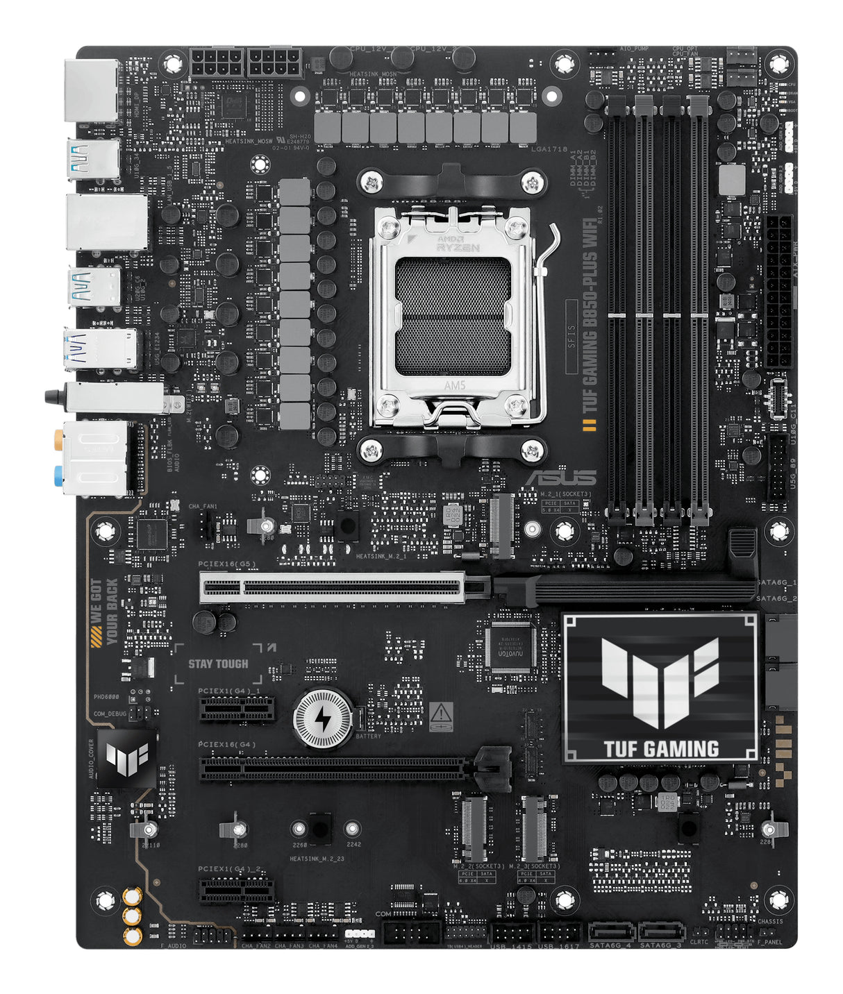 Carte mere - ASUS - TUF GAMING B850-PLUS WIFI - AMD B850 - Emplacement AM5 ATX