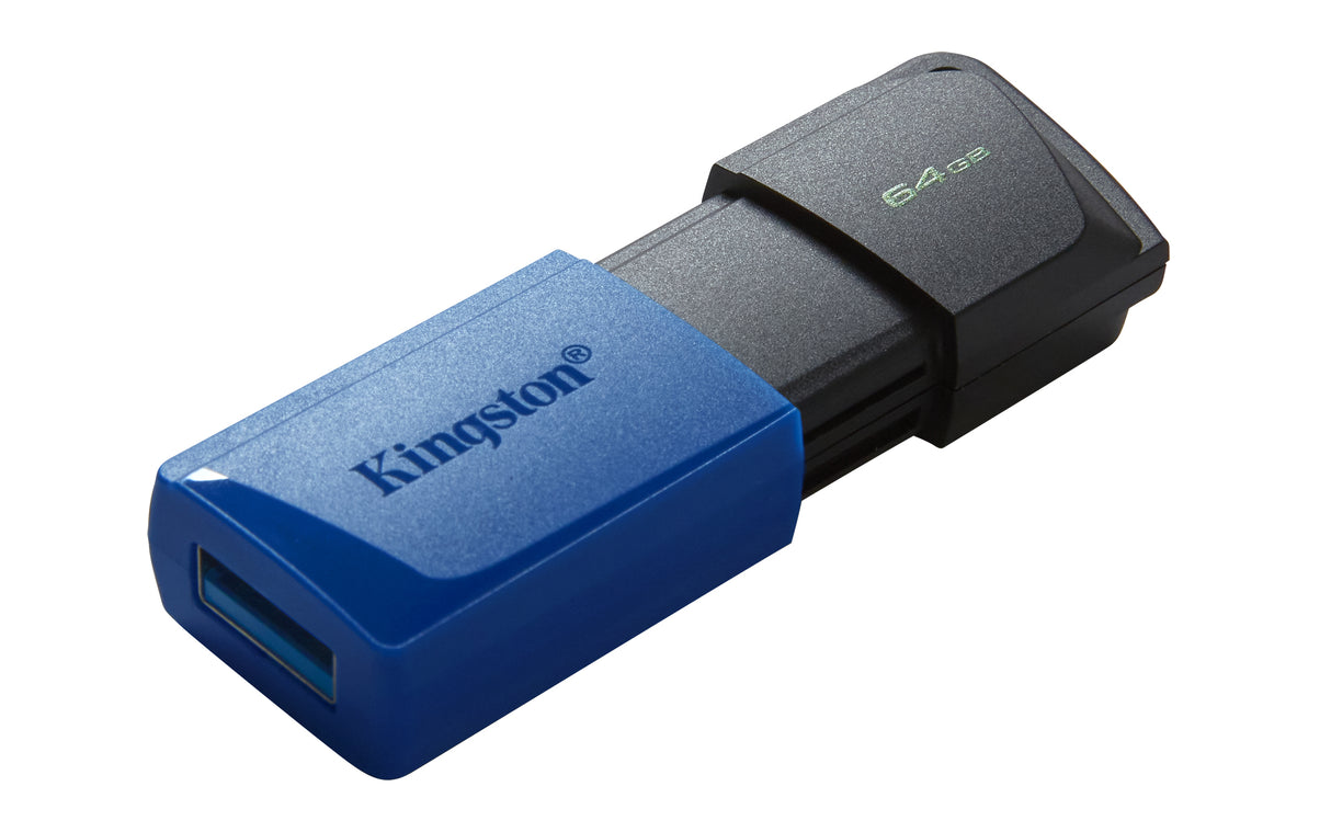 Clé USB 3.2 Kingston DataTraveler Exodia M - 64Go (Bleu/Noir)