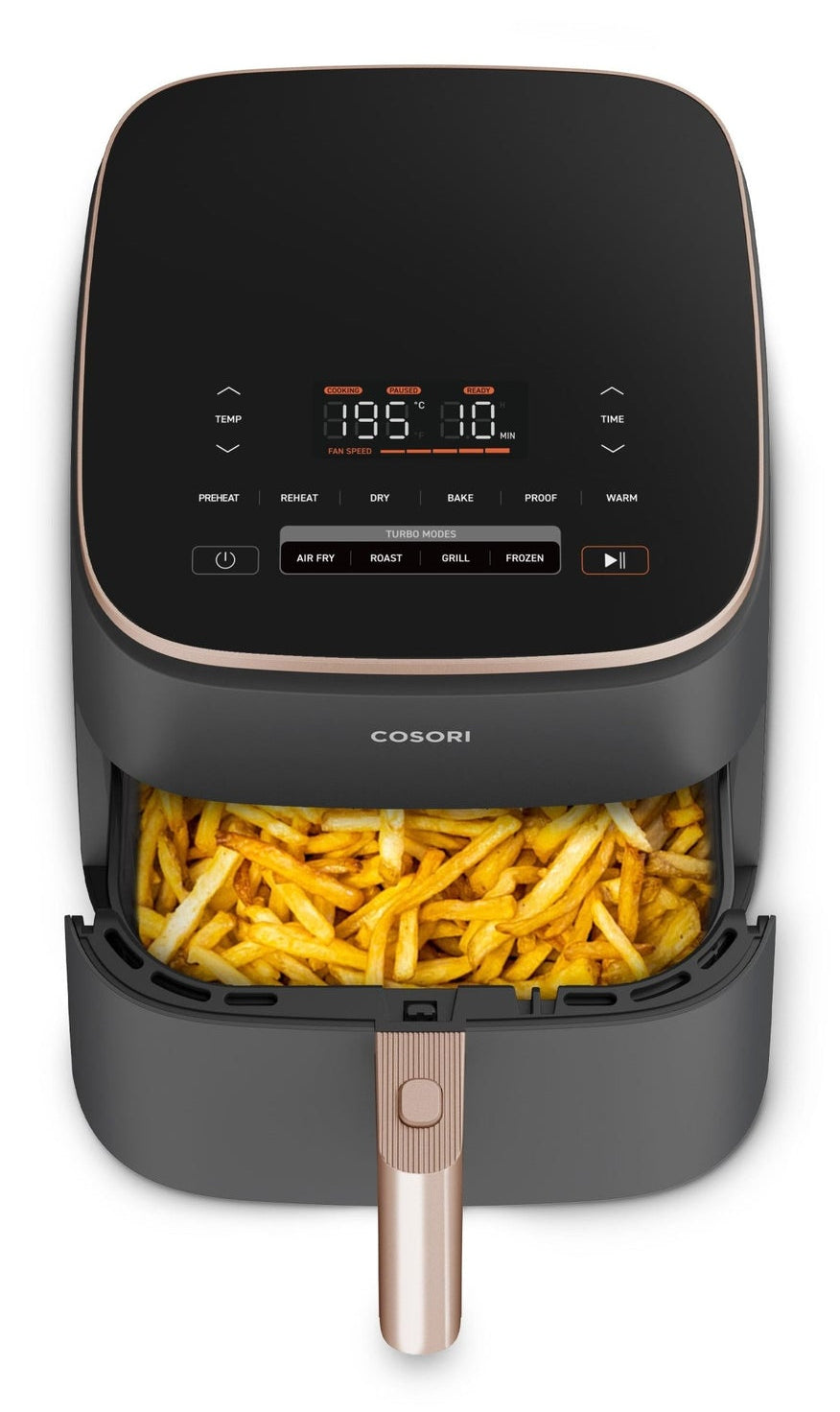Friteuse sans huile COSORI - Turbo Blaze Chef Edition - Capacité 6L - 6 programmes - 1725W - Noir