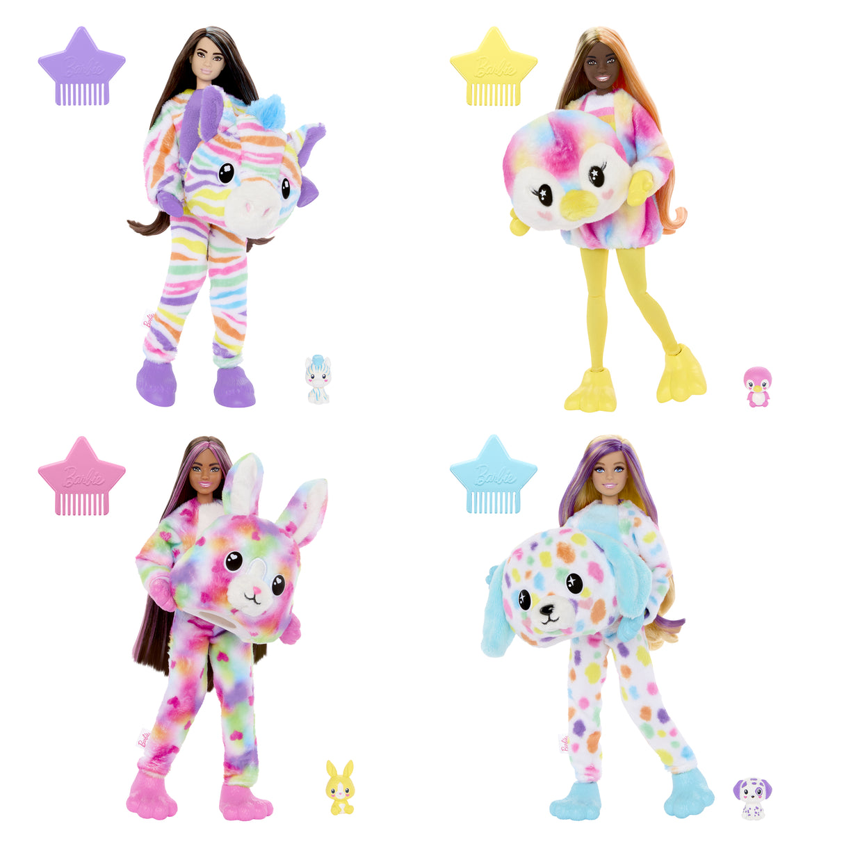 Barbie-Barbie Cutie Reveal-Poupée manchot Reve Coloré et 10 surprises HRK40