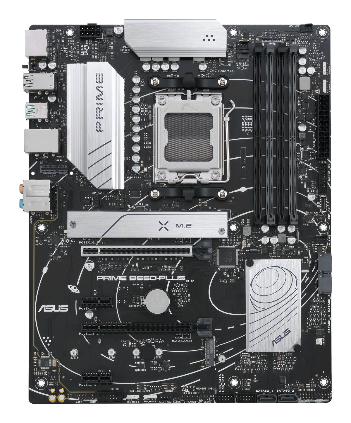 Carte Mere - ASUS - PRIME B650-PLUS - Socket AM5 - DDR5 - ATX - 128 Go - PCIe 4.0 - SATA-600