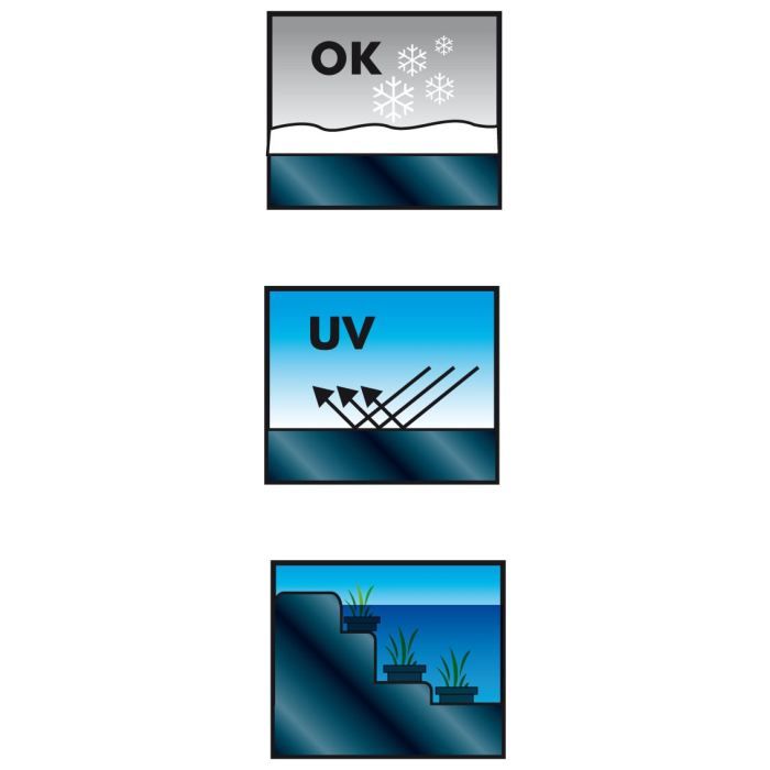 Ubbink B‚che d'Ètang AquaLiner 4 x 5 m PVC 0,5 mm 1331950 403734