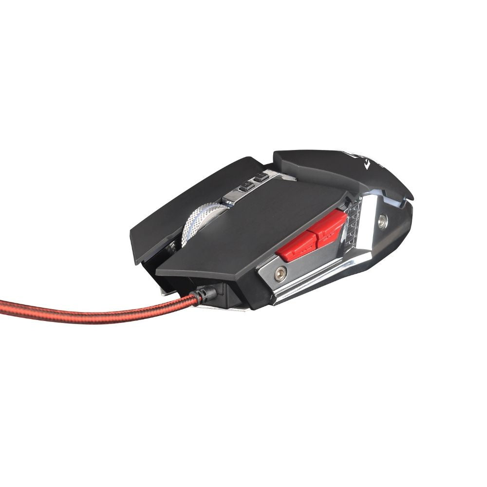 WE Gamium Souris Gamer métallique max 6400DPI avec Rétro-éclairage 6 couleurs, 7