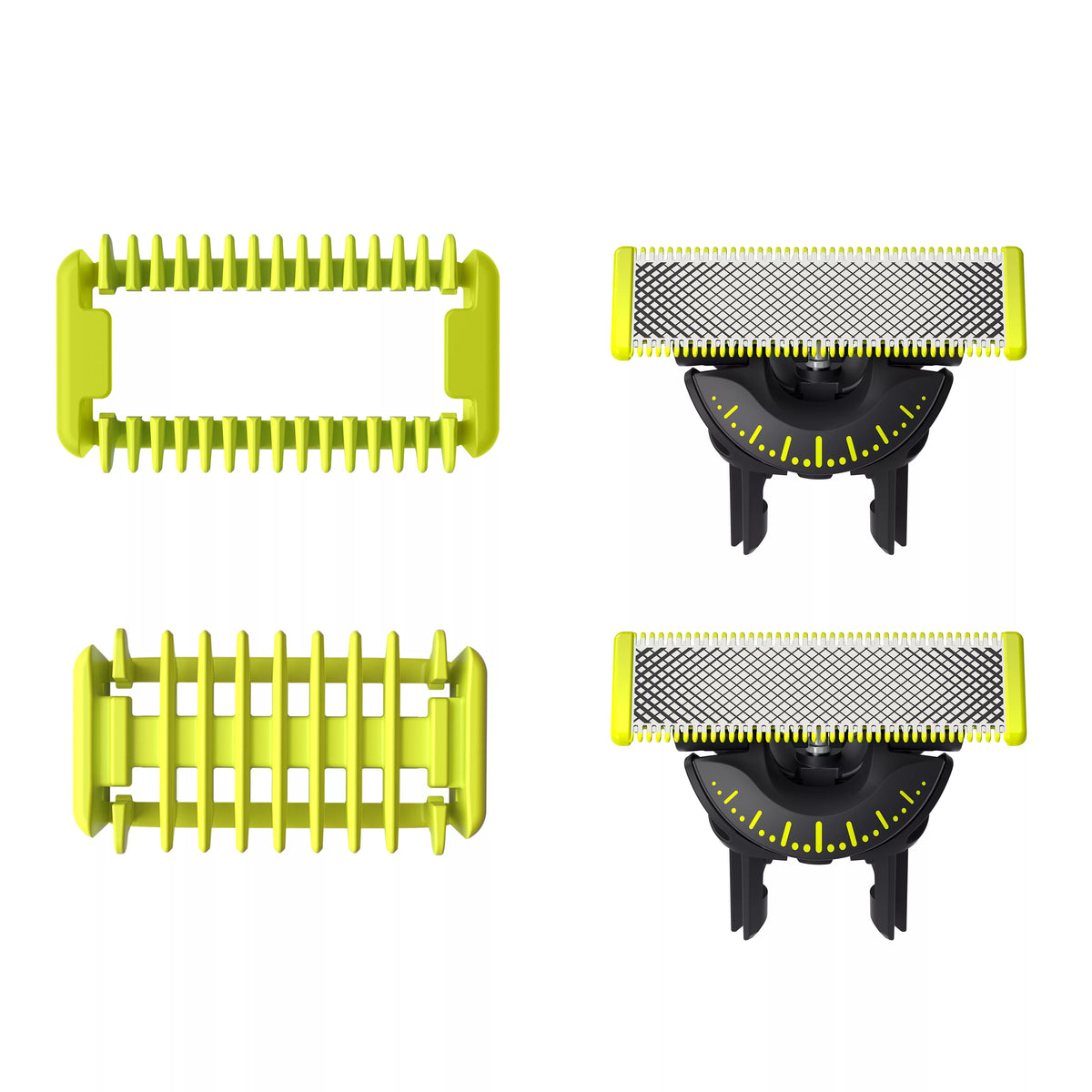 Lames de rechange - PHILIPS - OneBlade QP624/50 - Acier inoxydable - 2 lames - Protection peau
