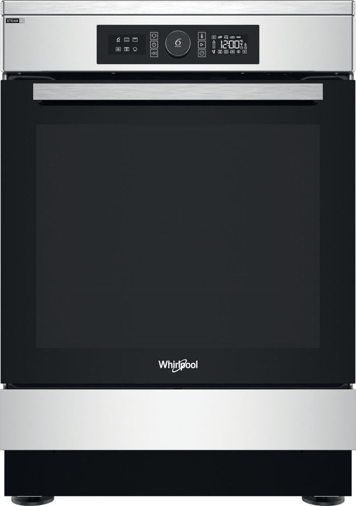 Cuisiniere a induction - WHIRLPOOL - WS68IB8ACX/FR/1 - 4 foyers - 2900 W - L60 cm - Inox
