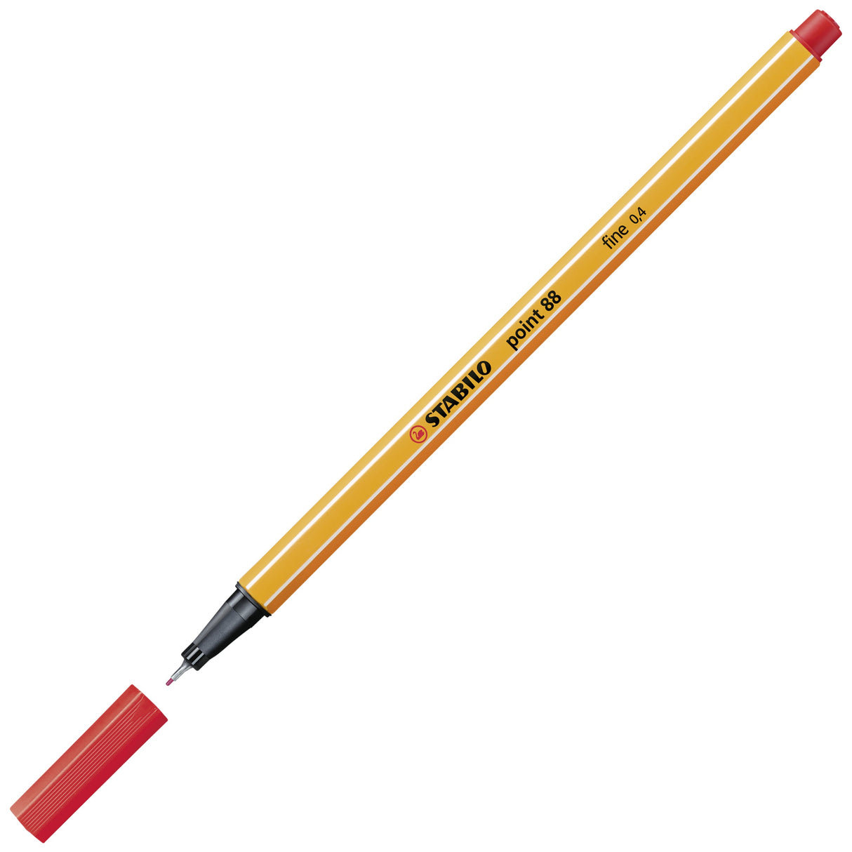 Stylo-feutre Stabilo Fineliner Pointe fine (Rouge)