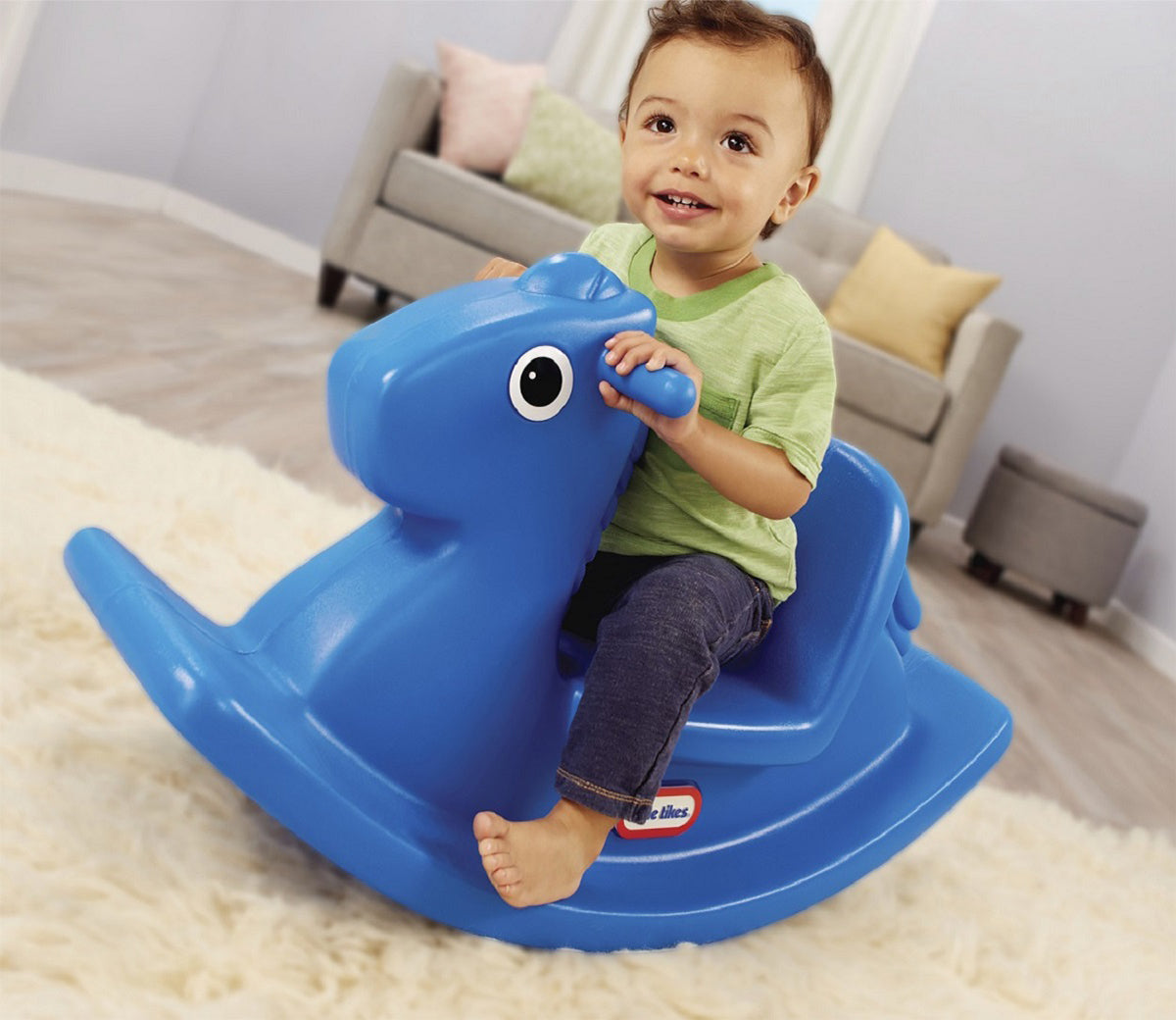 Cheval a bascule - Little Tikes - 12 Mois a 3 Ans - Poignées facile a attrapper & Selle Stable et Sécurisée- Construction durable