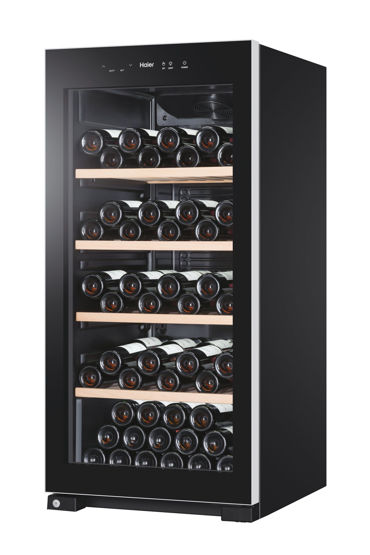 Cave a vin de vieillissement - HAIER HWS116GAE - Pose libre - 116 bouteilles H126.5 x L59,5 cm - Noir