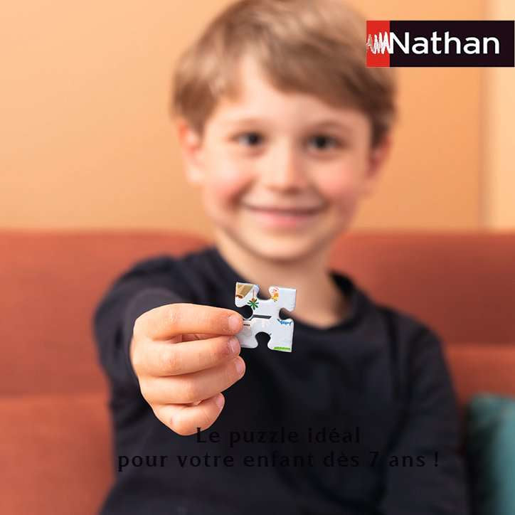 Puzzle 150 pieces La ville des Pokémon, Pokémon, Pour enfant, a partir de 7 ans, Nathan, 086189