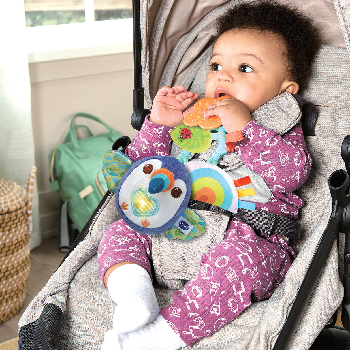 VTECH BABY - TITOUAN, MON TOUCAN ÉVEIL DES SENS (BOUTEILLES PLASTIQUE RECYCLÉES) - Multicolore